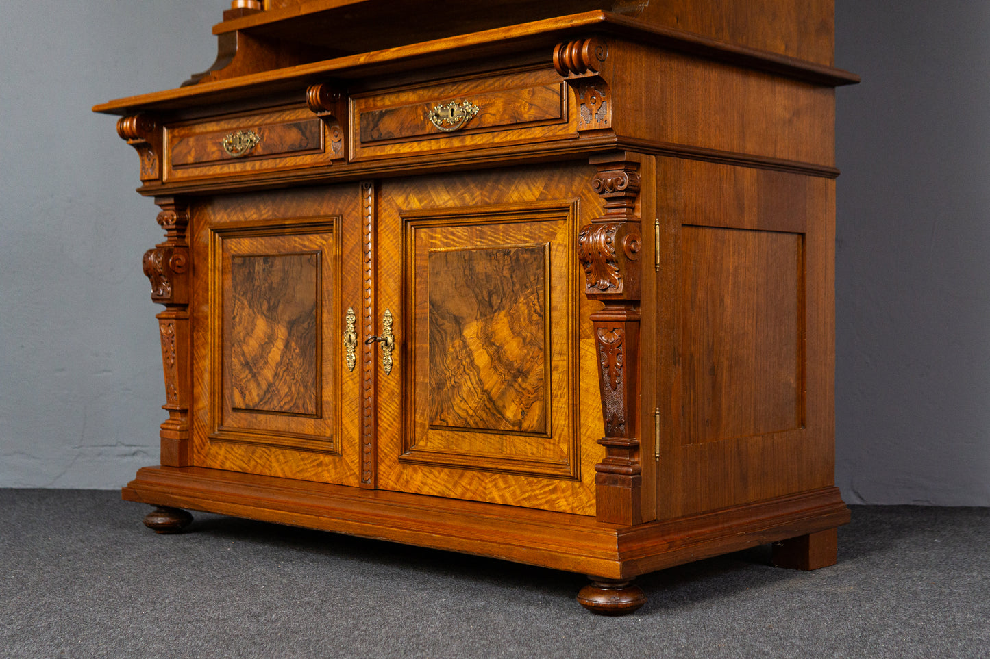 rest. Bücherschrank Vitrine Regal Buffet Schrank Antik MÖBLINGER 2411_2013