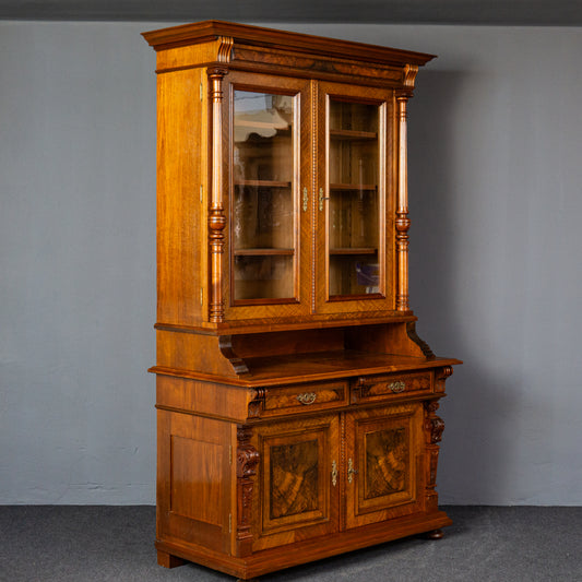 rest. Bücherschrank Vitrine Regal Buffet Schrank Antik MÖBLINGER 2411_2013