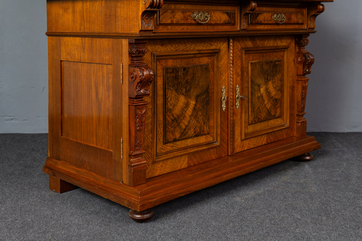 rest. Bücherschrank Vitrine Regal Buffet Schrank Antik MÖBLINGER 2411_2013
