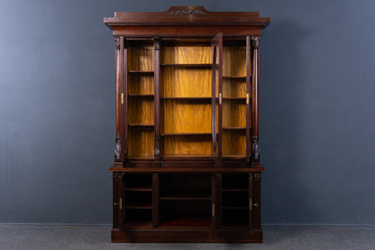 Bücherschrank Vitrine Buffet Schrank Regal Alt Antik 2302_0801