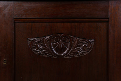 Bücherschrank Vitrine Buffet Schrank Regal Alt Antik 2302_0801