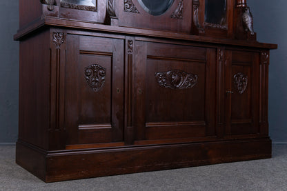 Bücherschrank Vitrine Buffet Schrank Regal Alt Antik 2302_0801