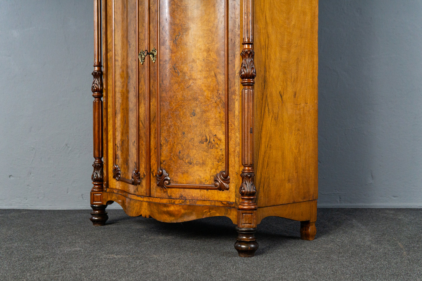Antik Vertiko Schrank Regal Kommode Anrichte Buffet Alt MÖBLINGER 2411_2501
