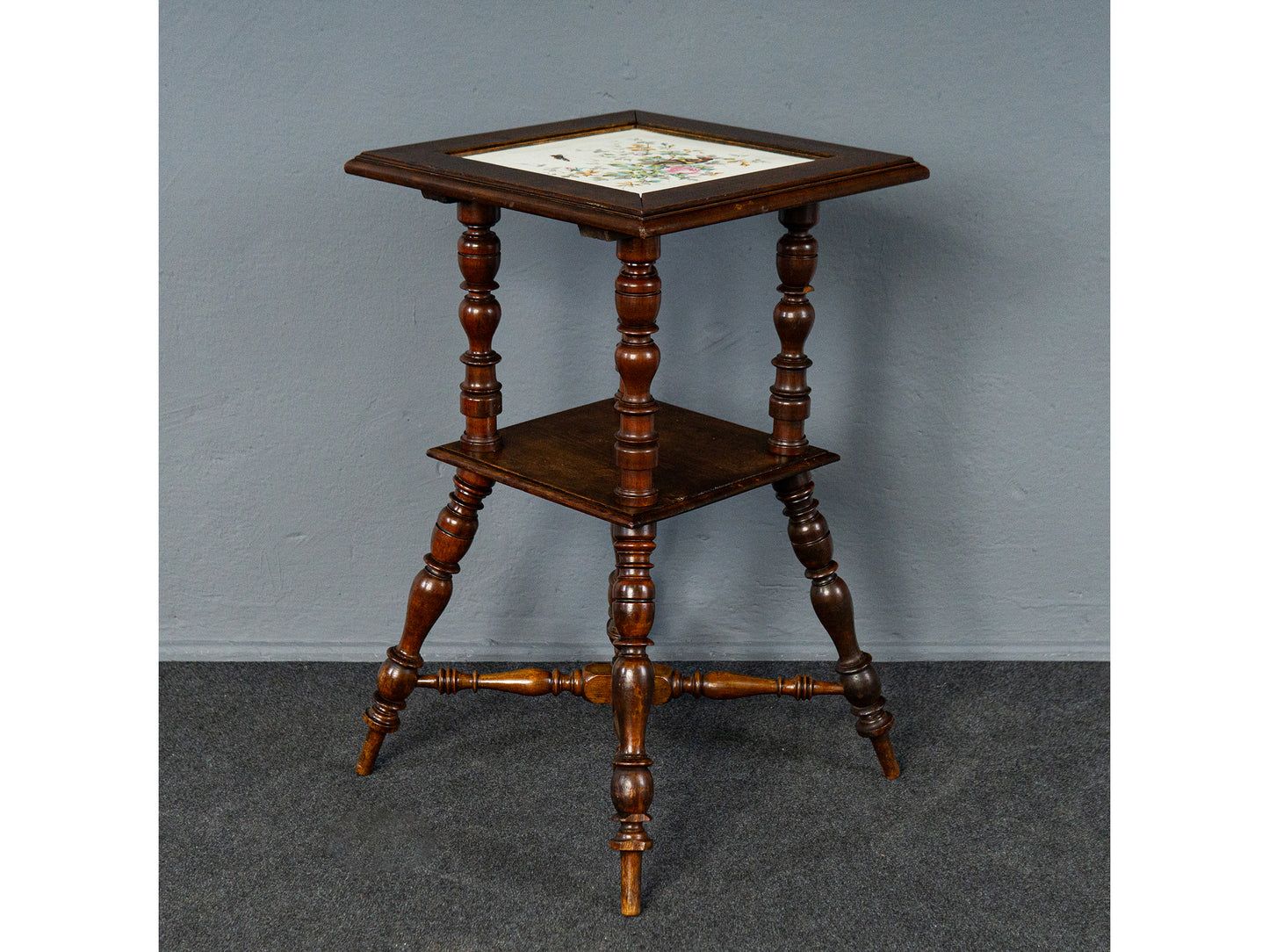 Beistelltisch Tisch Blumentisch Vintage Hocker Alt Antik MÖBLINGER 2411_2502