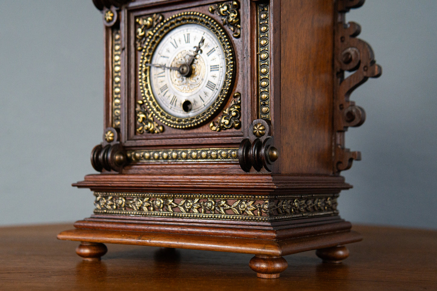 Uhr Clock Vintage Uhrwerk FJC Kommode Buffet Alt Antik MÖBLINGER 2411_2507