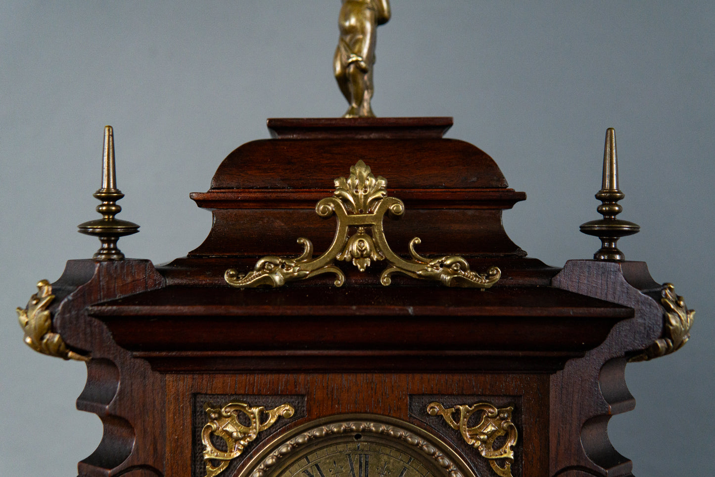 Feine Lenzkirch Gründerzeit Tischuhr, zweite Hälfte des 19.Jahrhunderts - Vintage Antik Uhr Clock MÖBLINGER