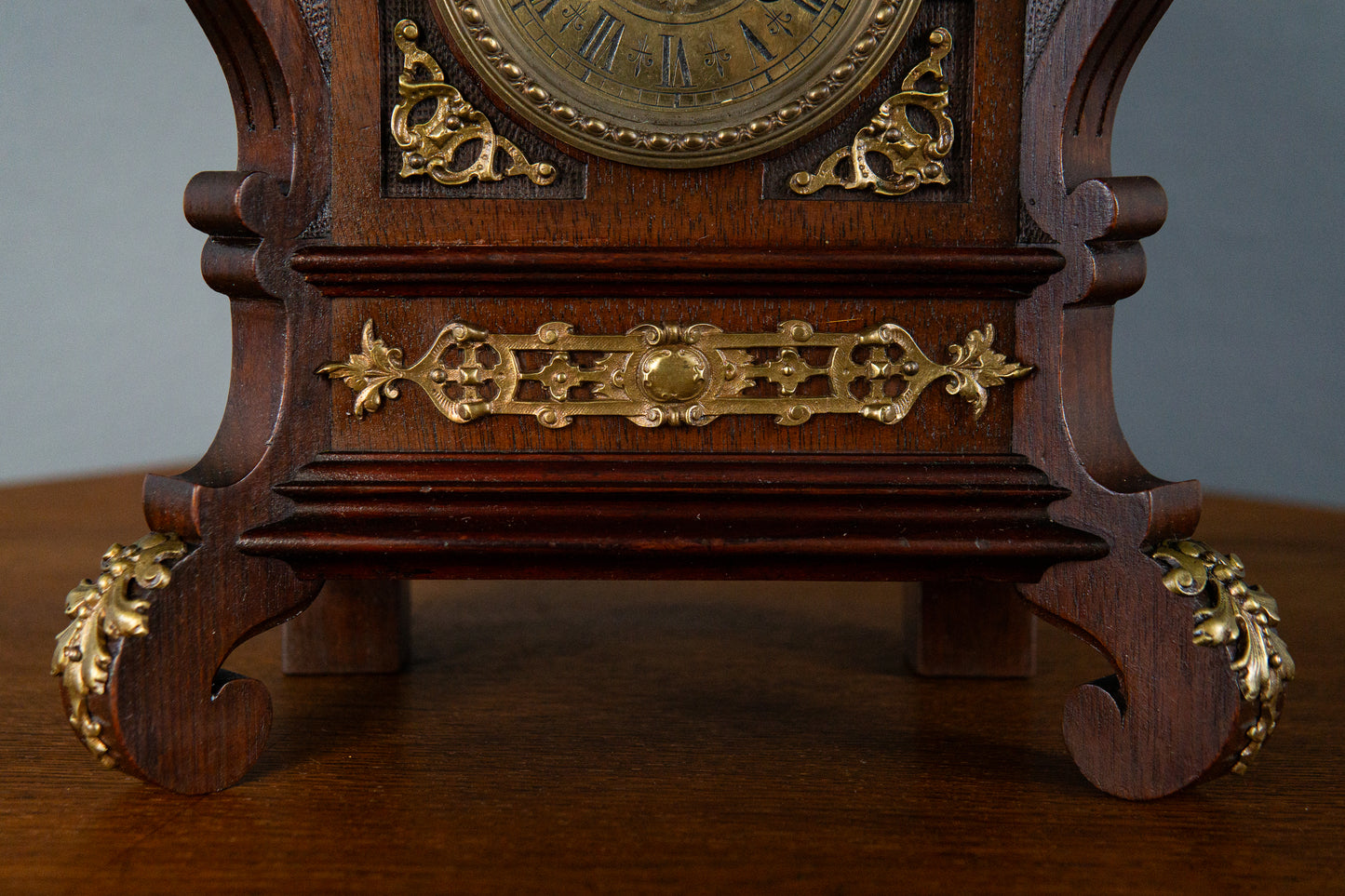 Feine Lenzkirch Gründerzeit Tischuhr, zweite Hälfte des 19.Jahrhunderts - Vintage Antik Uhr Clock MÖBLINGER