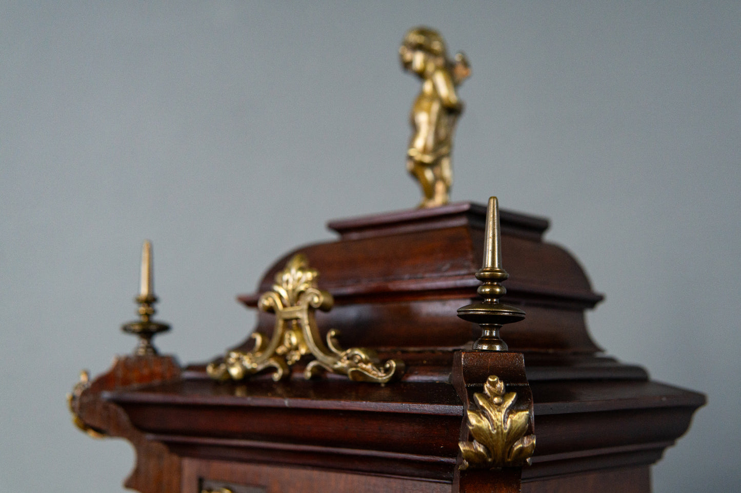 Feine Lenzkirch Gründerzeit Tischuhr, zweite Hälfte des 19.Jahrhunderts - Vintage Antik Uhr Clock MÖBLINGER