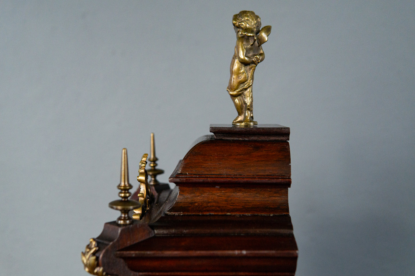 Feine Lenzkirch Gründerzeit Tischuhr, zweite Hälfte des 19.Jahrhunderts - Vintage Antik Uhr Clock MÖBLINGER