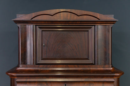 Standsekretär Sekretär Schreibtisch Desk Büro Alt Antik 2201_0602