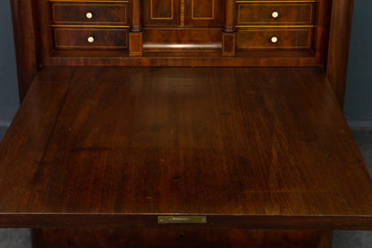 Standsekretär Sekretär Schreibtisch Desk Büro Alt Antik 2201_0602