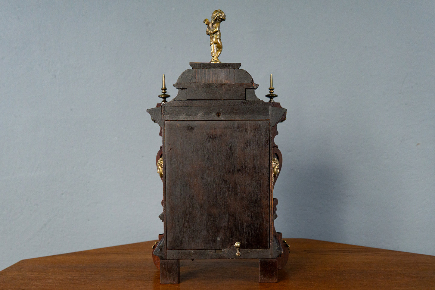 Feine Lenzkirch Gründerzeit Tischuhr, zweite Hälfte des 19.Jahrhunderts - Vintage Antik Uhr Clock MÖBLINGER