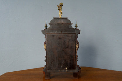 Feine Lenzkirch Gründerzeit Tischuhr, zweite Hälfte des 19.Jahrhunderts - Vintage Antik Uhr Clock MÖBLINGER