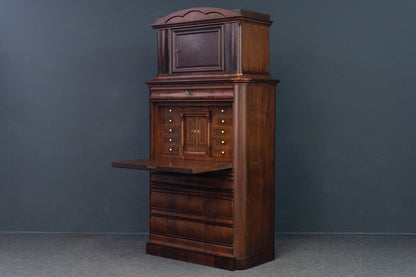 Standsekretär Sekretär Schreibtisch Desk Büro Alt Antik 2201_0602