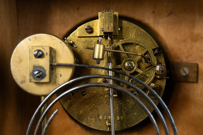 Feine Lenzkirch Gründerzeit Tischuhr, zweite Hälfte des 19.Jahrhunderts - Vintage Antik Uhr Clock MÖBLINGER