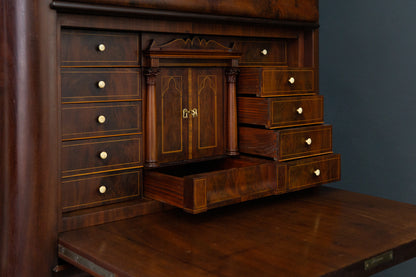 Standsekretär Sekretär Schreibtisch Desk Büro Alt Antik 2201_0602