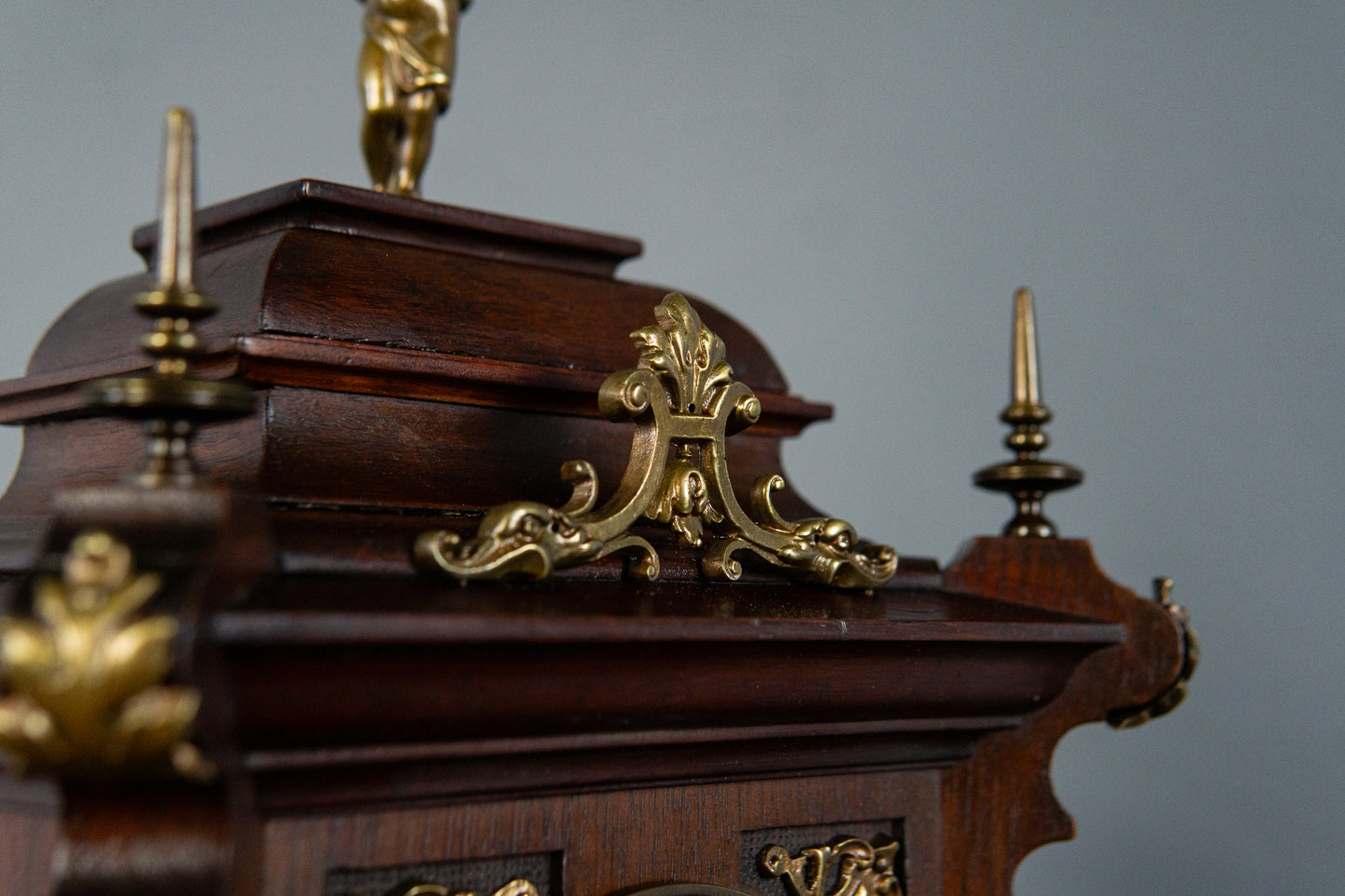 Feine Lenzkirch Gründerzeit Tischuhr, zweite Hälfte des 19.Jahrhunderts - Vintage Antik Uhr Clock MÖBLINGER