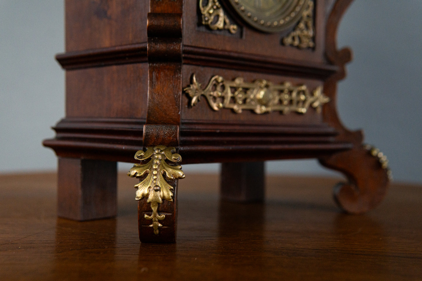 Feine Lenzkirch Gründerzeit Tischuhr, zweite Hälfte des 19.Jahrhunderts - Vintage Antik Uhr Clock MÖBLINGER