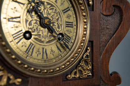 Feine Lenzkirch Gründerzeit Tischuhr, zweite Hälfte des 19.Jahrhunderts - Vintage Antik Uhr Clock MÖBLINGER