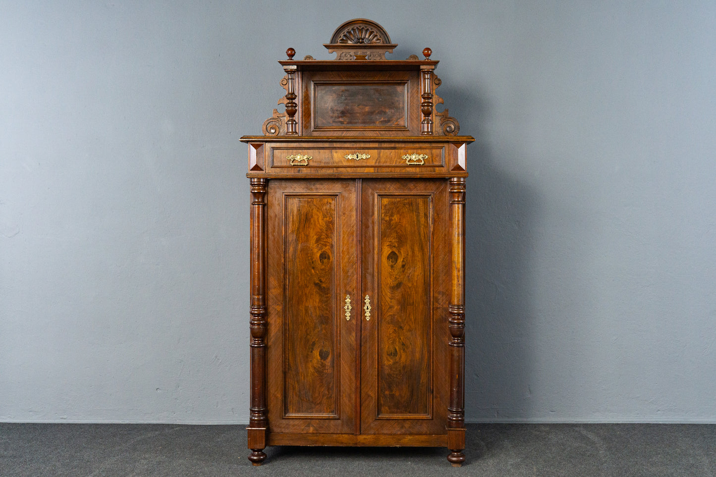 Gründerzeit Vertiko Regal Kommode Schrank Alt Antik MÖBLINGER 2411_2510