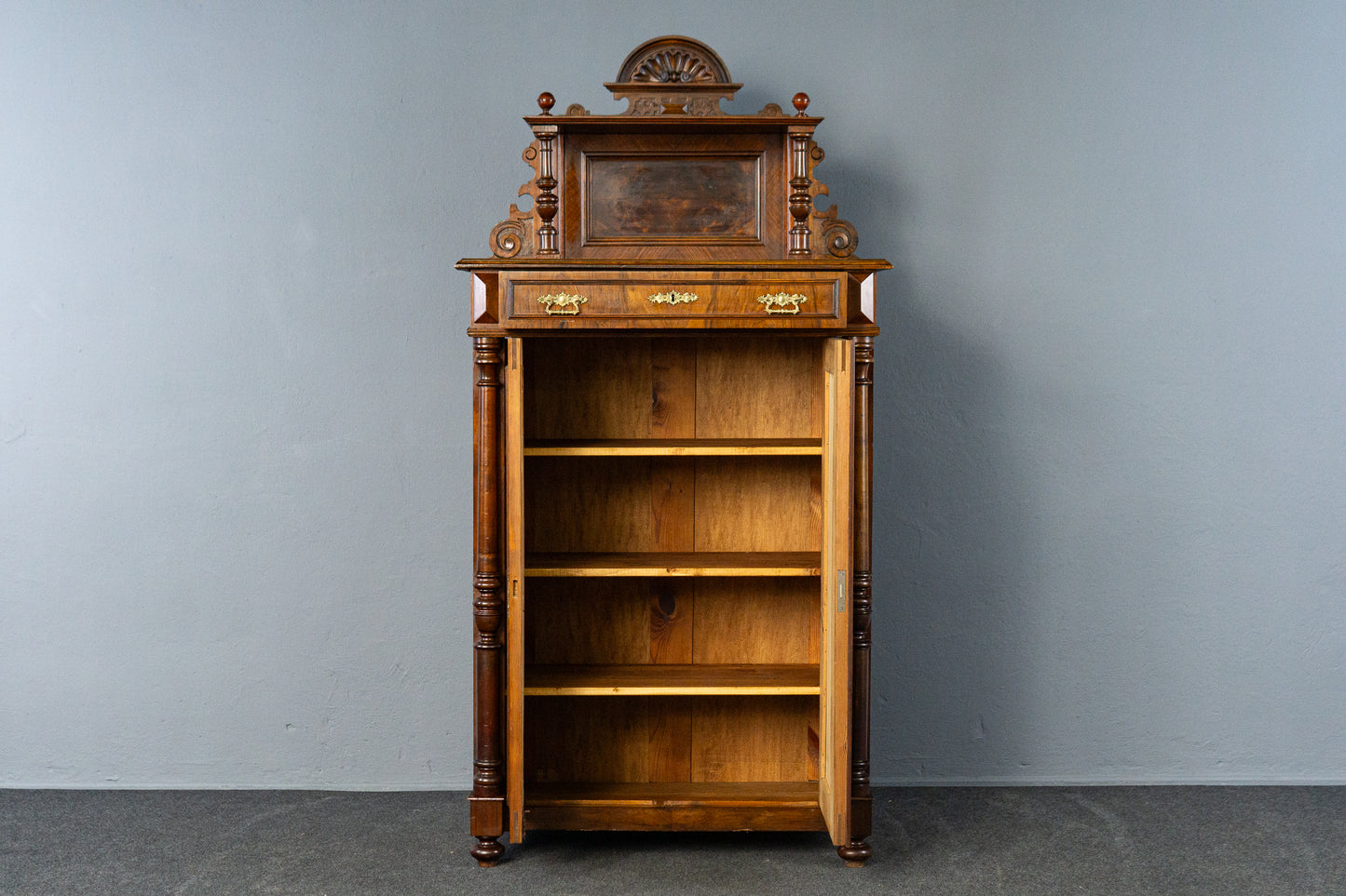 Gründerzeit Vertiko Regal Kommode Schrank Alt Antik MÖBLINGER 2411_2510
