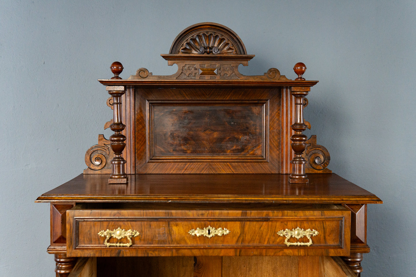 Gründerzeit Vertiko Regal Kommode Schrank Alt Antik MÖBLINGER 2411_2510