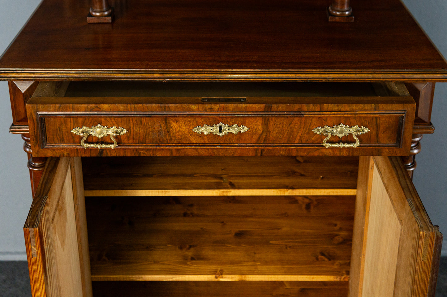 Gründerzeit Vertiko Regal Kommode Schrank Alt Antik MÖBLINGER 2411_2510