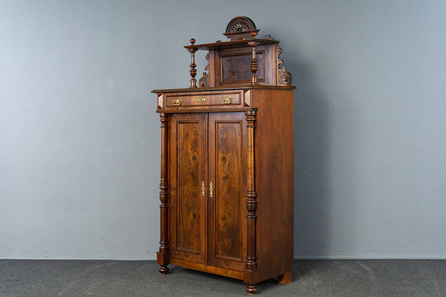 Gründerzeit Vertiko Regal Kommode Schrank Alt Antik MÖBLINGER 2411_2510
