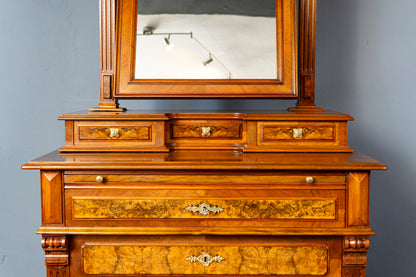 restaur. Antik Gründerzeit Kommode Schrank Spiegel Alt MÖBLINGER 2411_2602
