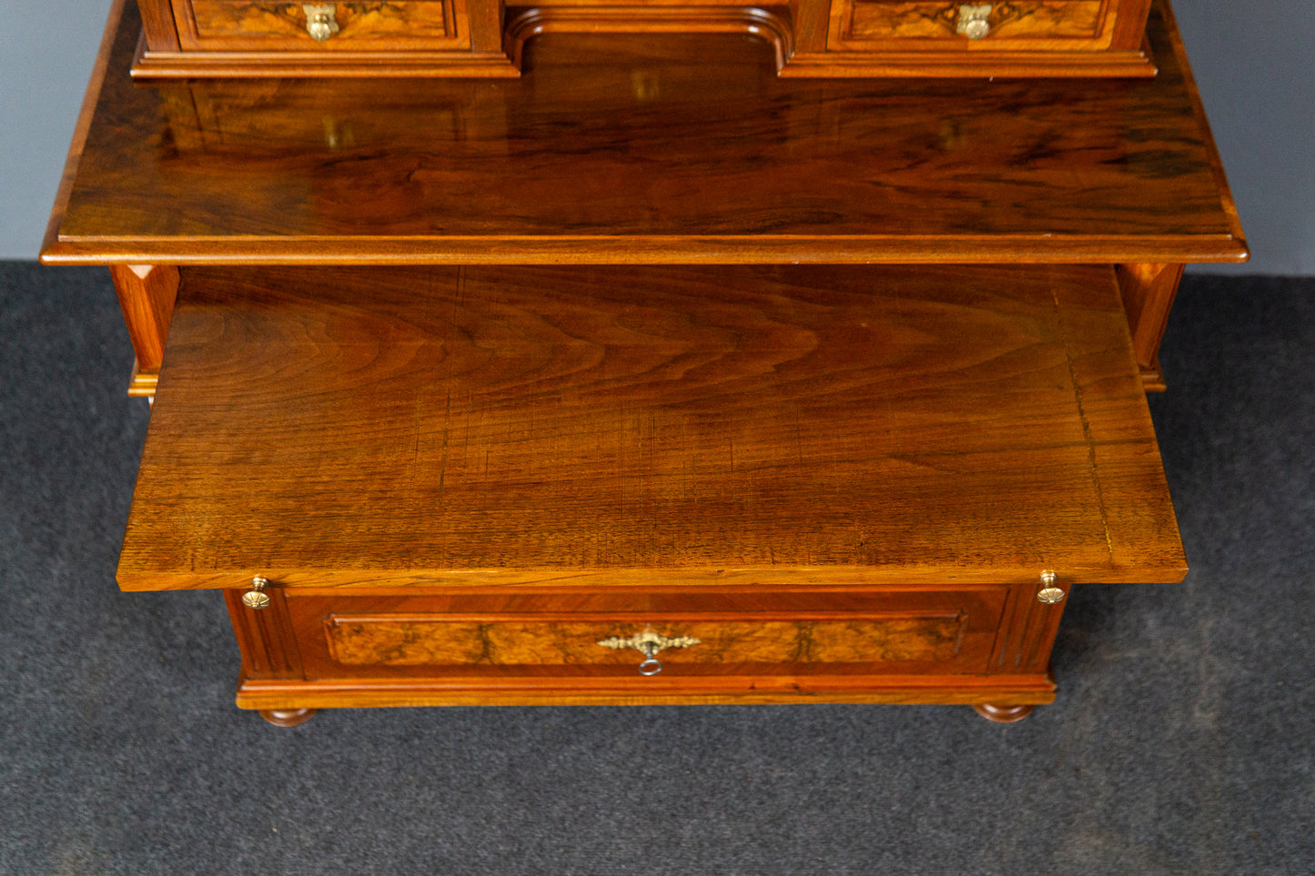 restaur. Antik Gründerzeit Kommode Schrank Spiegel Alt MÖBLINGER 2411_2602