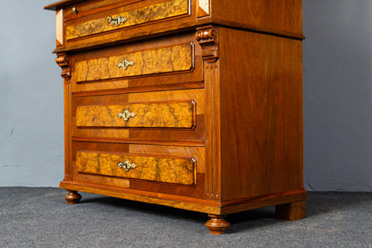 restaur. Antik Gründerzeit Kommode Schrank Spiegel Alt MÖBLINGER 2411_2602