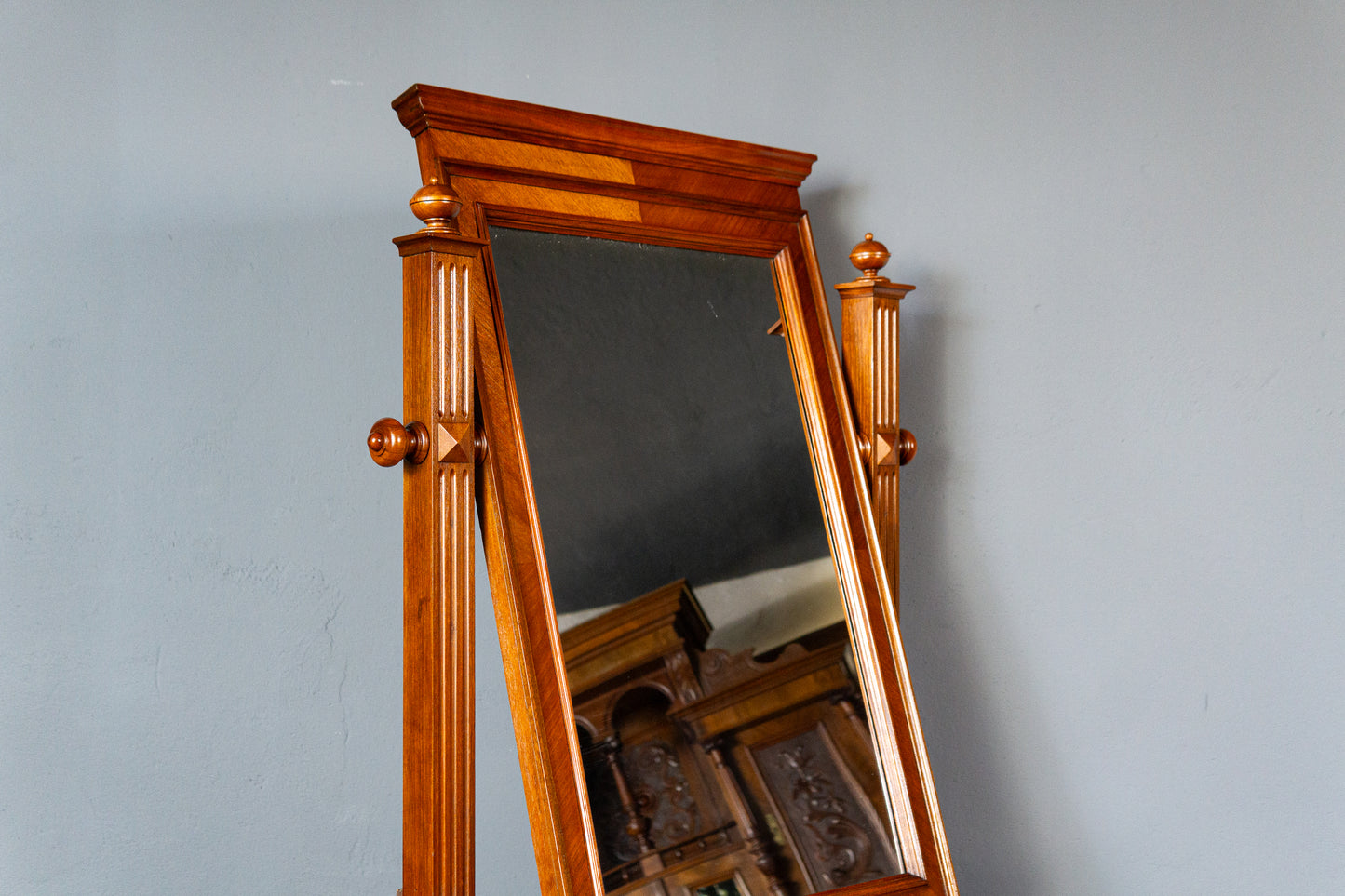 restaur. Antik Gründerzeit Kommode Schrank Spiegel Alt MÖBLINGER 2411_2602