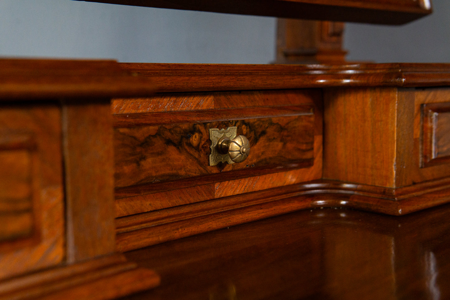 restaur. Antik Gründerzeit Kommode Schrank Spiegel Alt MÖBLINGER 2411_2602