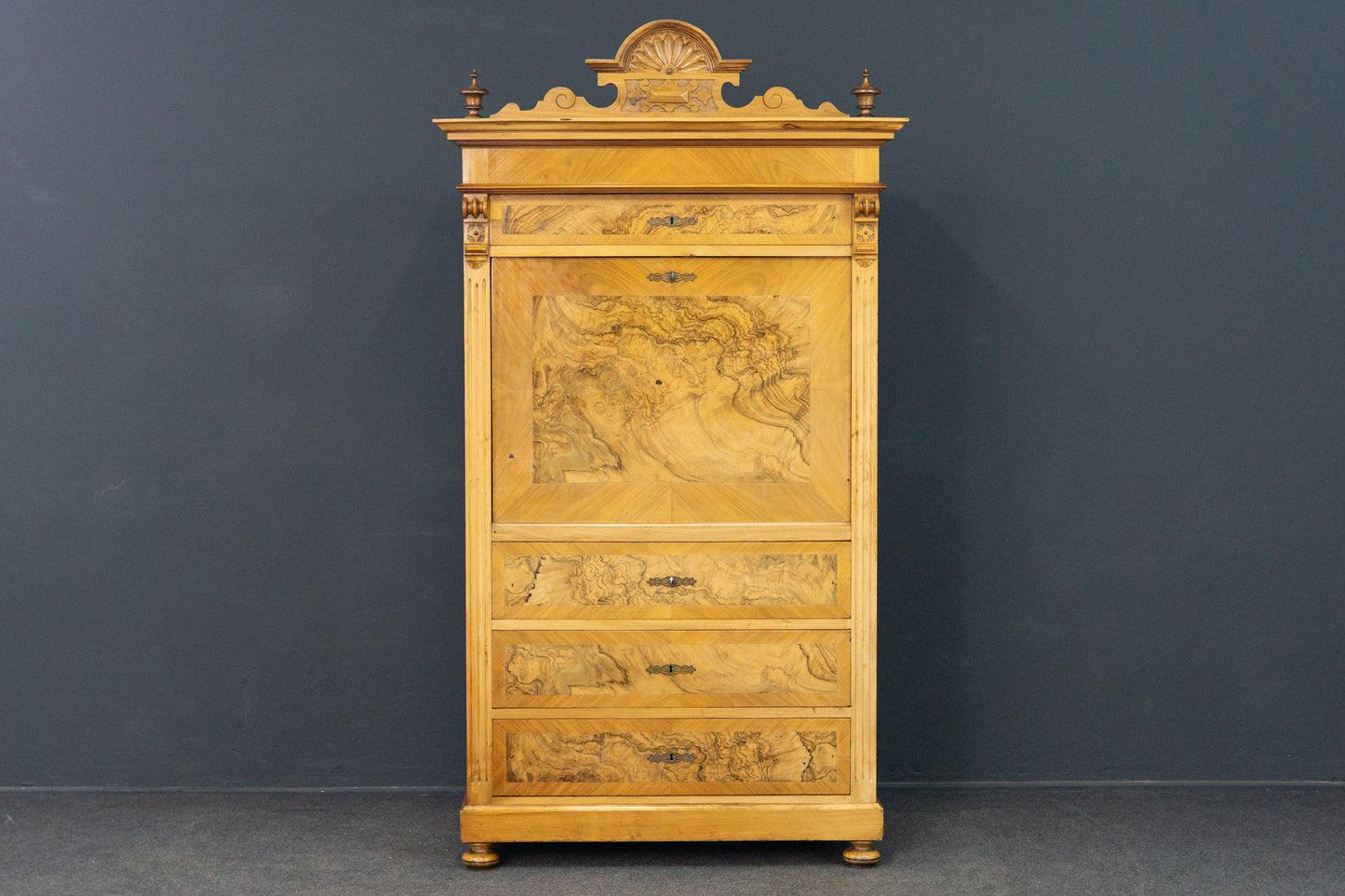 Gründerzeit Sekretär Schreibtisch Desk Alt Antik 2201_1301