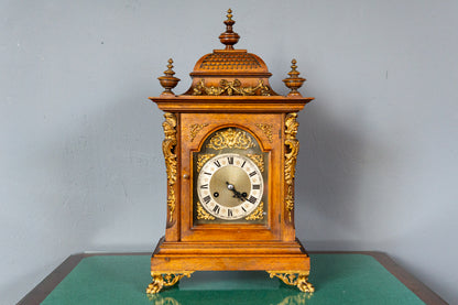 Kaminuhr Tischuhr Junghans Uhr Clock Buffet Alt Antik MÖBLINGER 2411_2605
