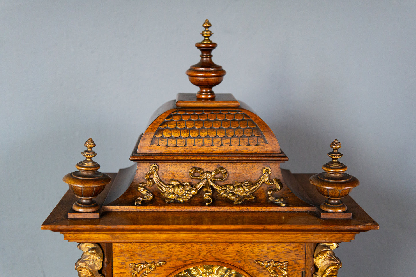 Kaminuhr Tischuhr Junghans Uhr Clock Buffet Alt Antik MÖBLINGER 2411_2605