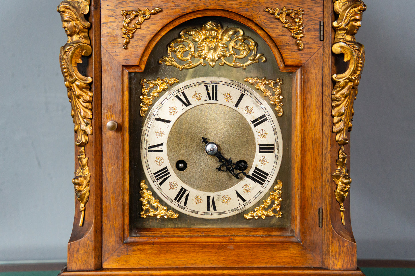 Kaminuhr Tischuhr Junghans Uhr Clock Buffet Alt Antik MÖBLINGER 2411_2605