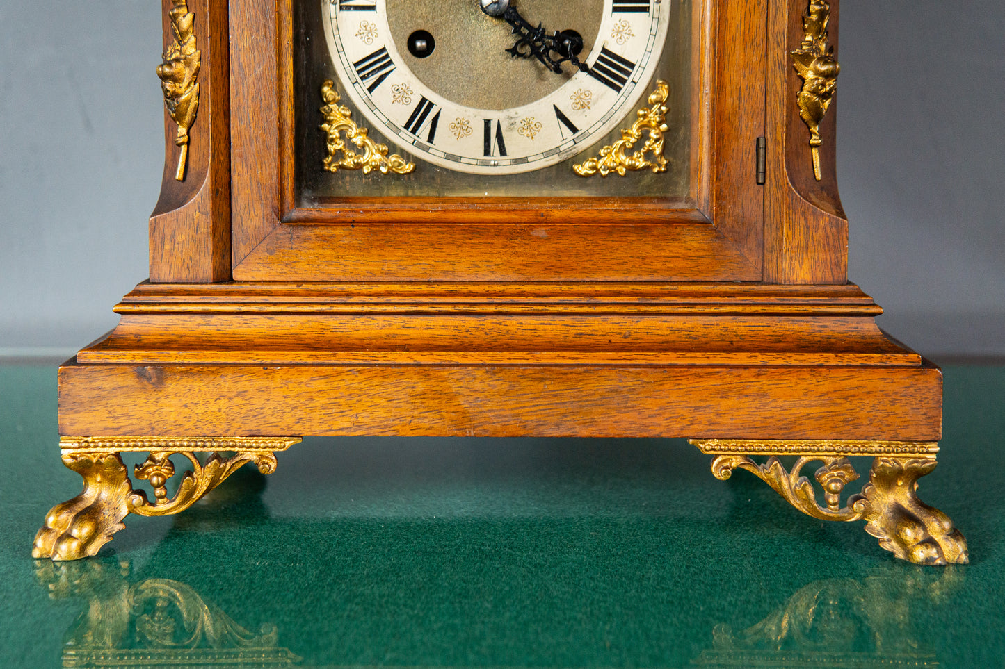 Kaminuhr Tischuhr Junghans Uhr Clock Buffet Alt Antik MÖBLINGER 2411_2605