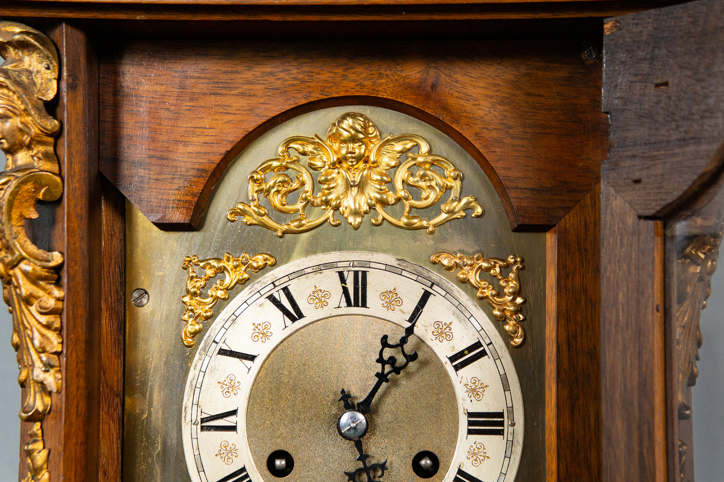 Kaminuhr Tischuhr Junghans Uhr Clock Buffet Alt Antik MÖBLINGER 2411_2605