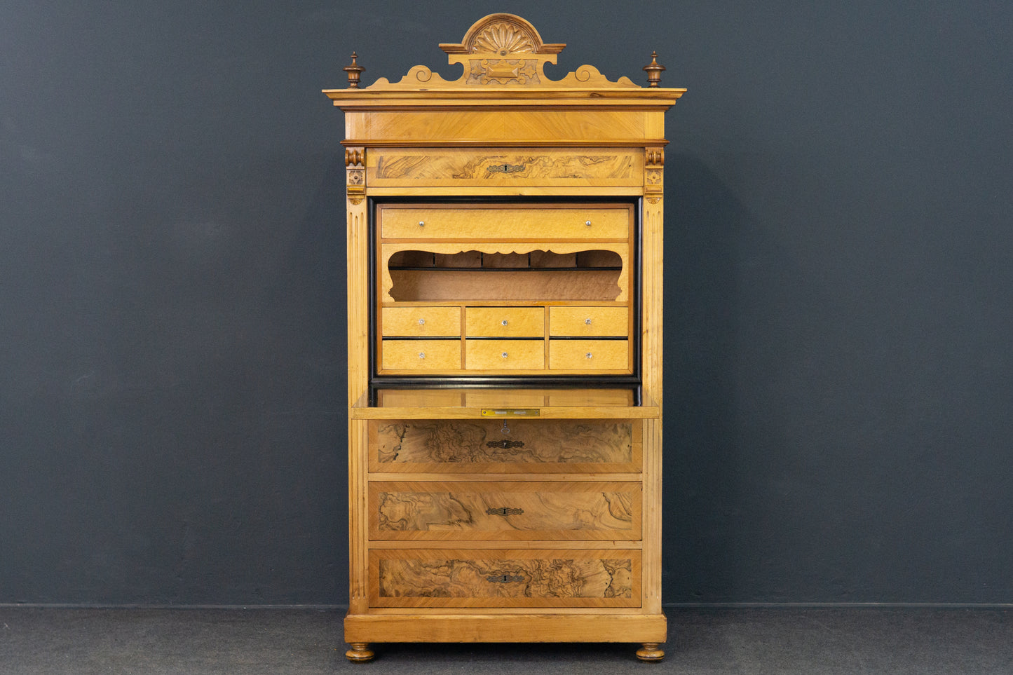 Gründerzeit Sekretär Schreibtisch Desk Alt Antik 2201_1301