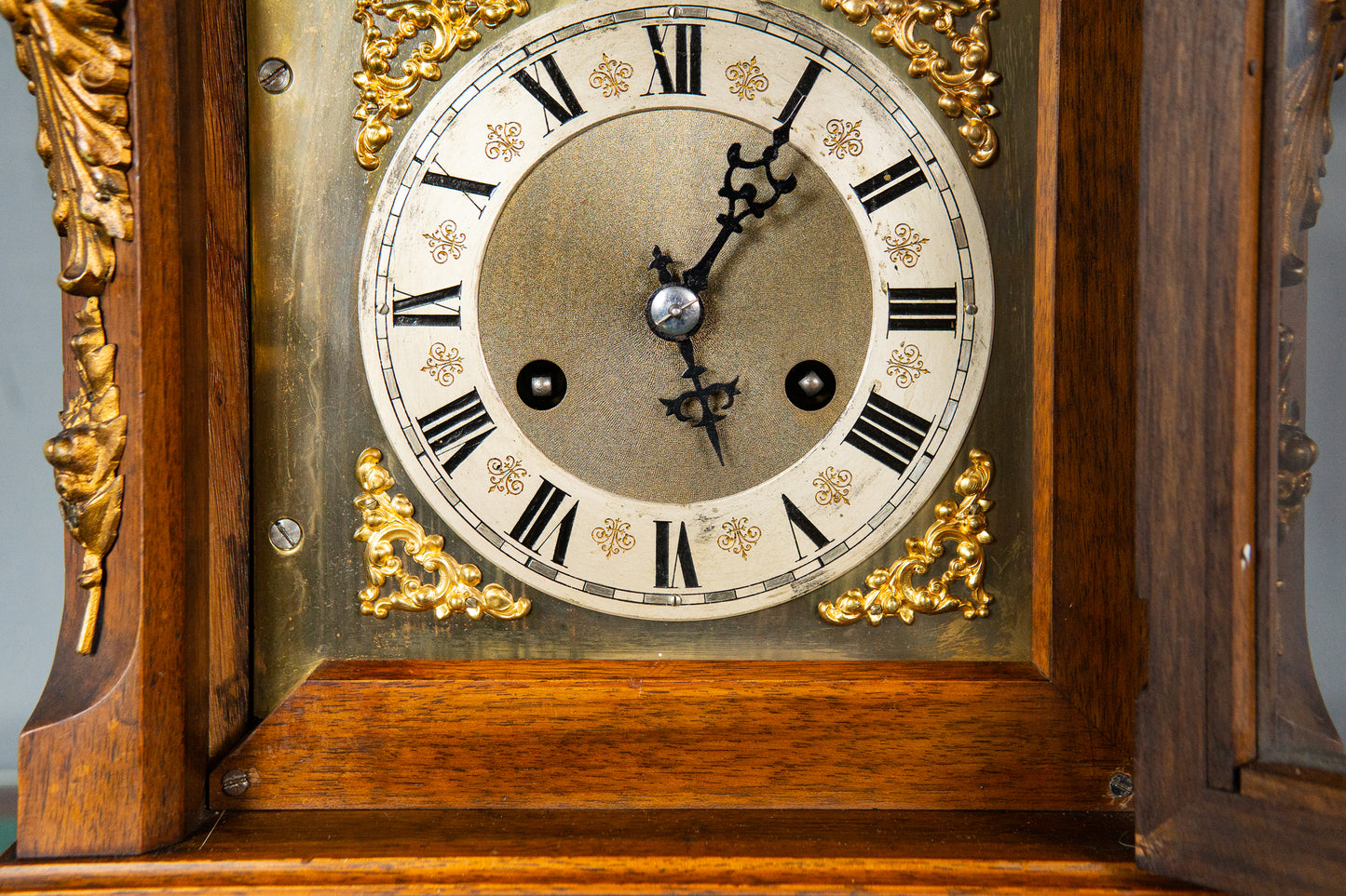Kaminuhr Tischuhr Junghans Uhr Clock Buffet Alt Antik MÖBLINGER 2411_2605
