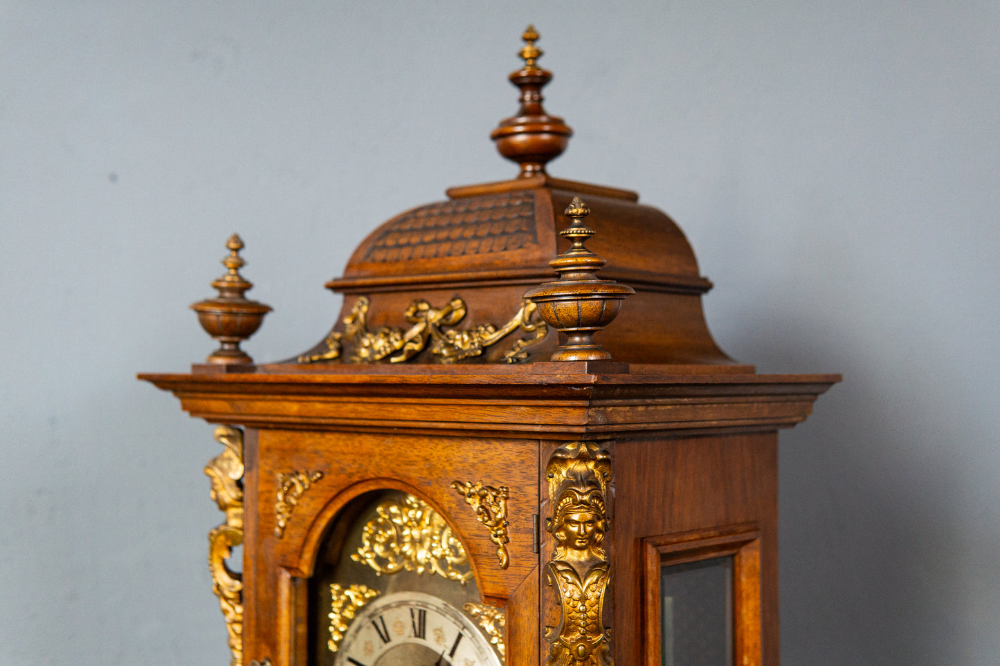 Kaminuhr Tischuhr Junghans Uhr Clock Buffet Alt Antik MÖBLINGER 2411_2605