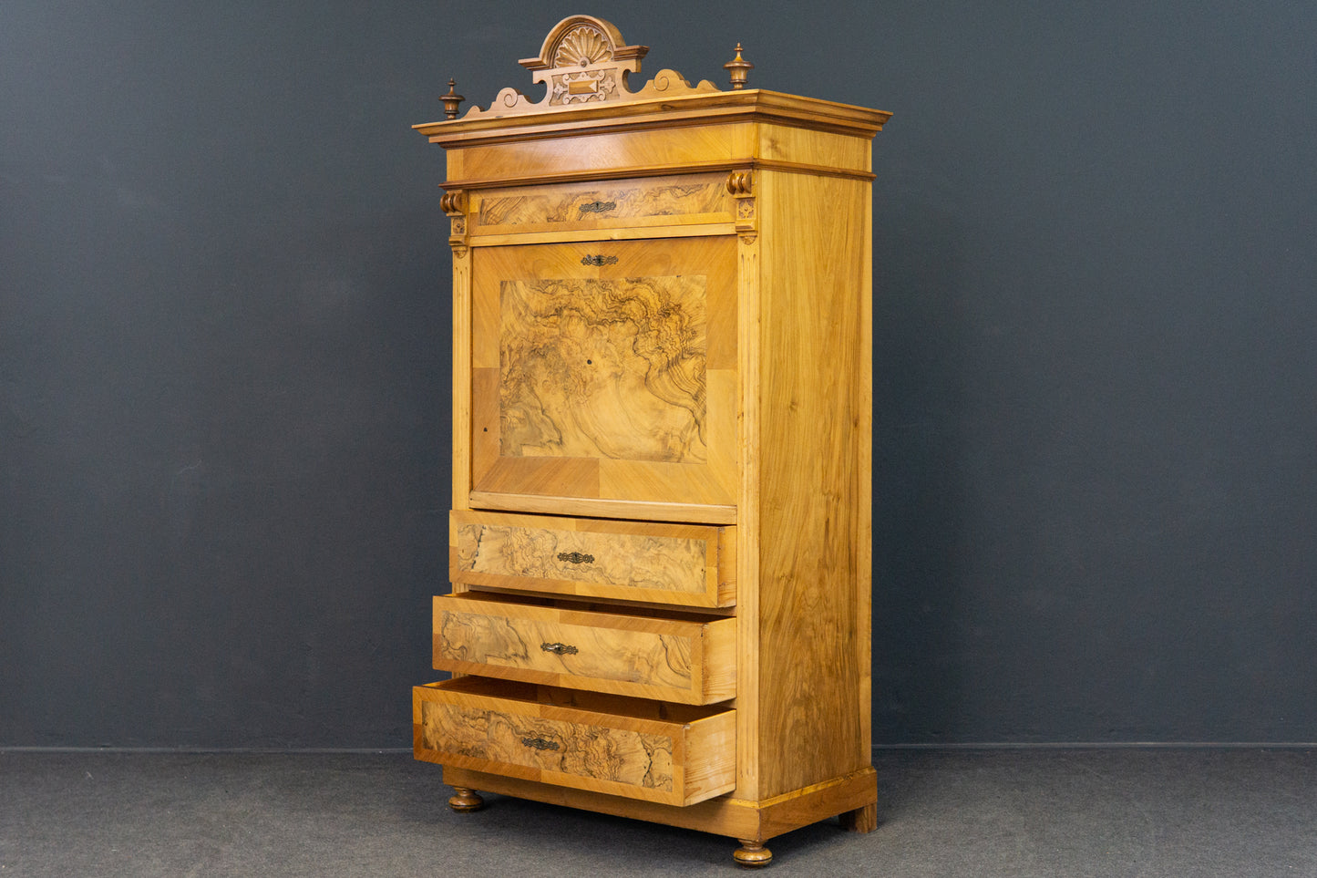 Gründerzeit Sekretär Schreibtisch Desk Alt Antik 2201_1301