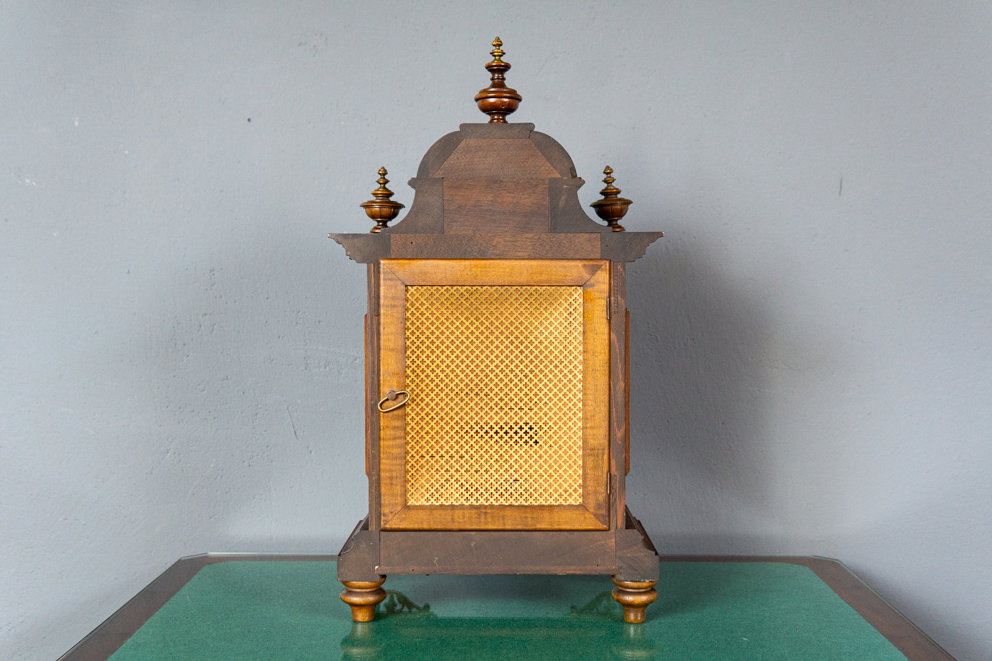 Kaminuhr Tischuhr Junghans Uhr Clock Buffet Alt Antik MÖBLINGER 2411_2605