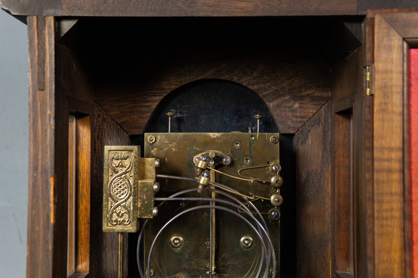 Kaminuhr Tischuhr Junghans Uhr Clock Buffet Alt Antik MÖBLINGER 2411_2605