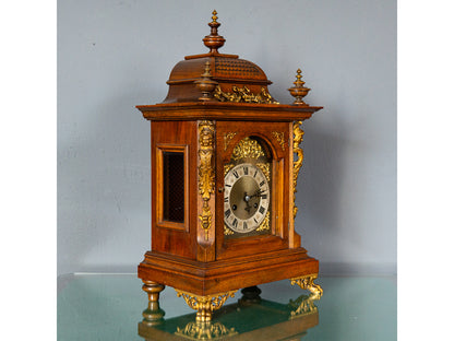 Kaminuhr Tischuhr Junghans Uhr Clock Buffet Alt Antik MÖBLINGER 2411_2605