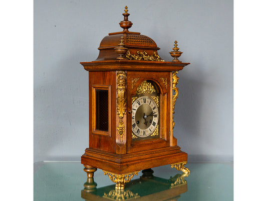 Kaminuhr Tischuhr Junghans Uhr Clock Buffet Alt Antik MÖBLINGER 2411_2605