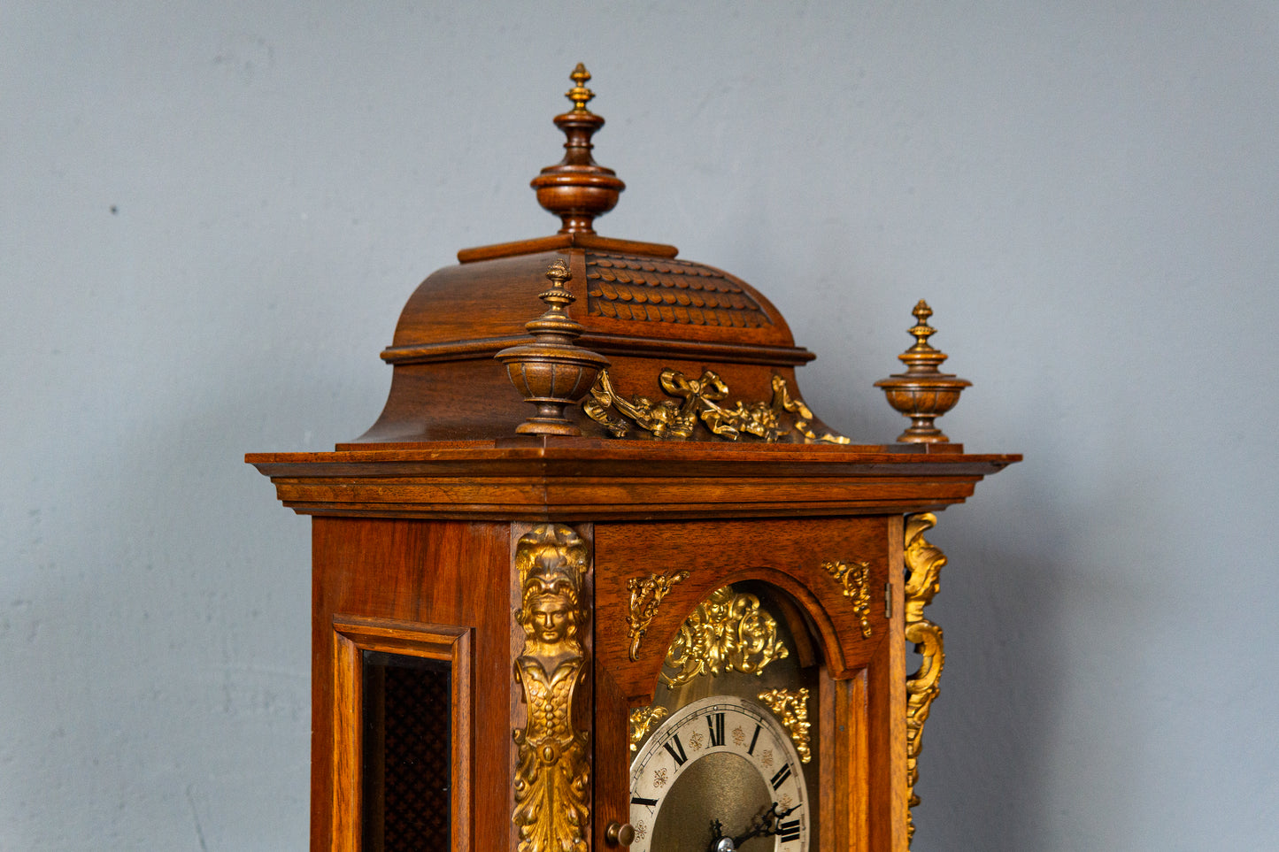 Kaminuhr Tischuhr Junghans Uhr Clock Buffet Alt Antik MÖBLINGER 2411_2605
