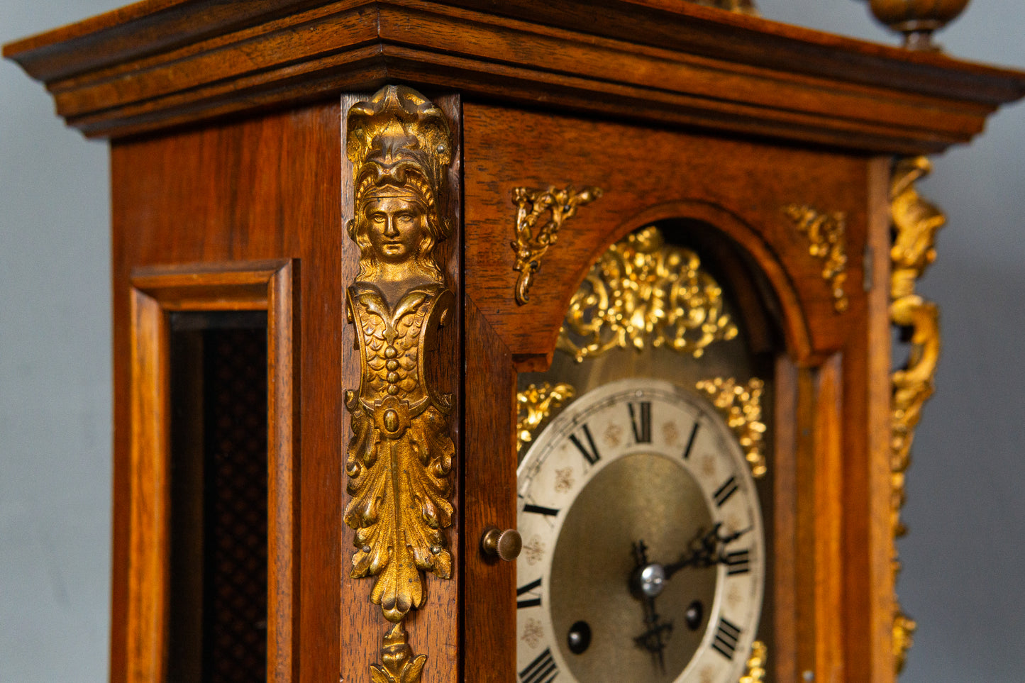 Kaminuhr Tischuhr Junghans Uhr Clock Buffet Alt Antik MÖBLINGER 2411_2605