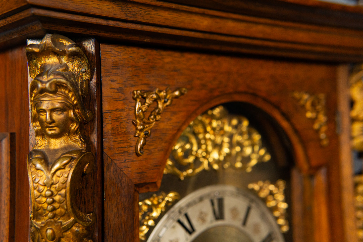 Kaminuhr Tischuhr Junghans Uhr Clock Buffet Alt Antik MÖBLINGER 2411_2605